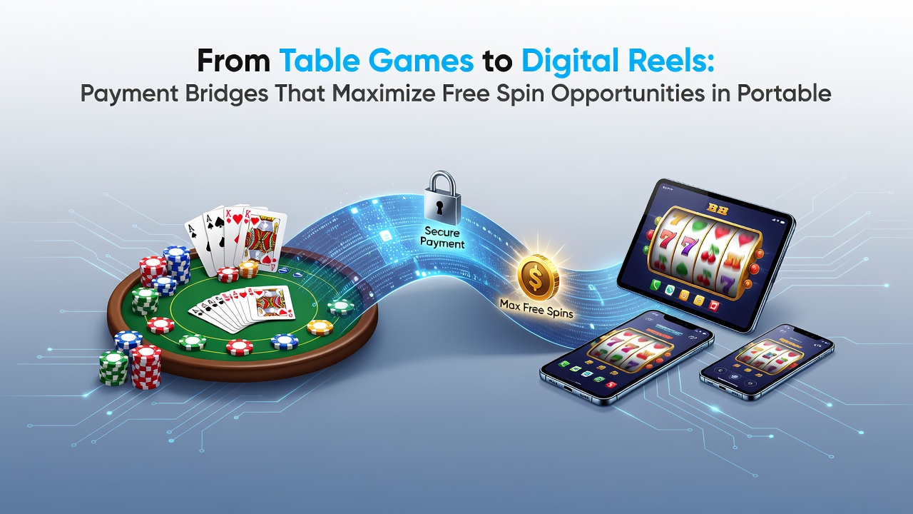 Close-up of digital payment confirmation screen linking table game results to slot free spin activation