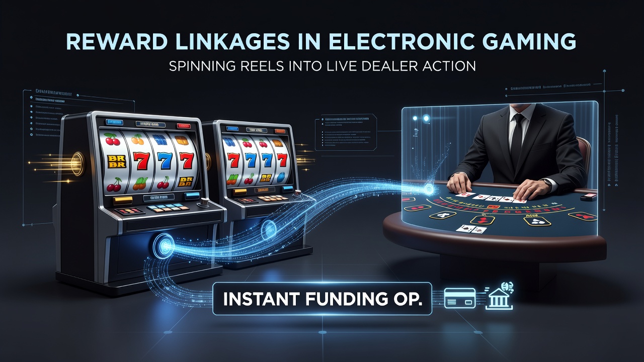 Screenshot of a mobile gaming interface displaying slot spin results converting into live dealer table credits with instant deposit confirmation