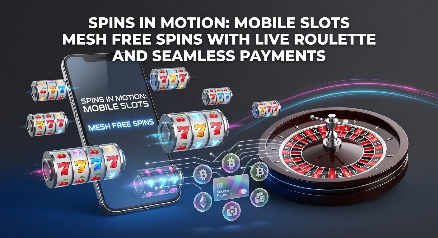 Vibrant mobile screen showing slot reels spinning alongside a live roulette wheel, with payment icons overlayed for seamless integration